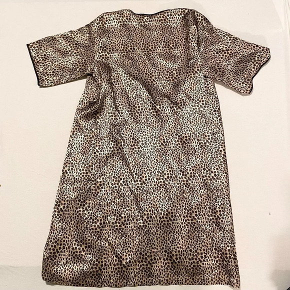 Natori Leopard Print Robe Kimono and Nightgown Womens Size 1X - Picture 15 of 16